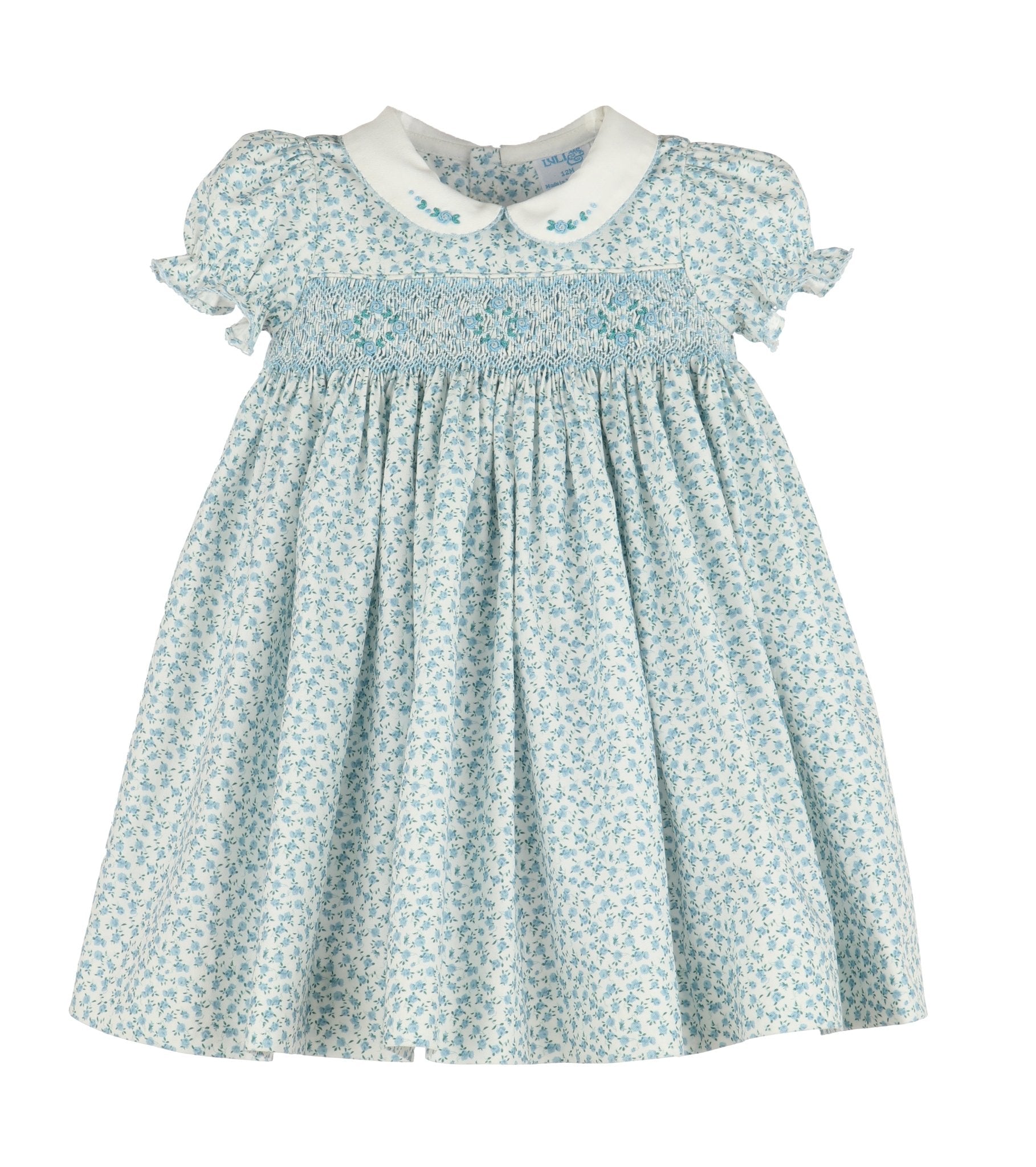 Dancing Roses Smock Dress - CanoayrasLuli and Me